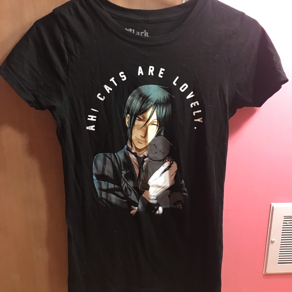 cotton black tee